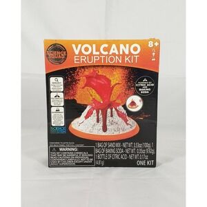 Science Squad Volcano Eruption Kit Home School Teacher Classroom Kids Craft Fair